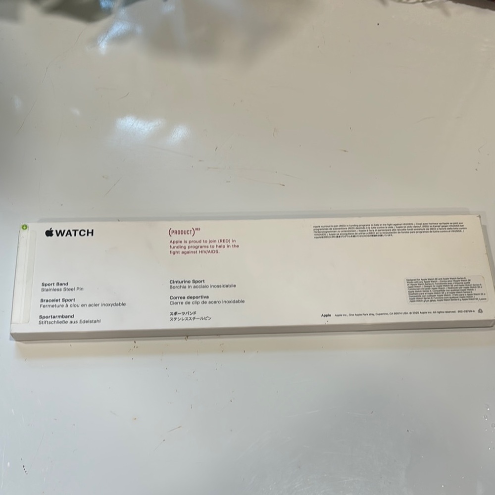 Apple Red Sports Watch Band 40mm NEW - Picture 3 of 7